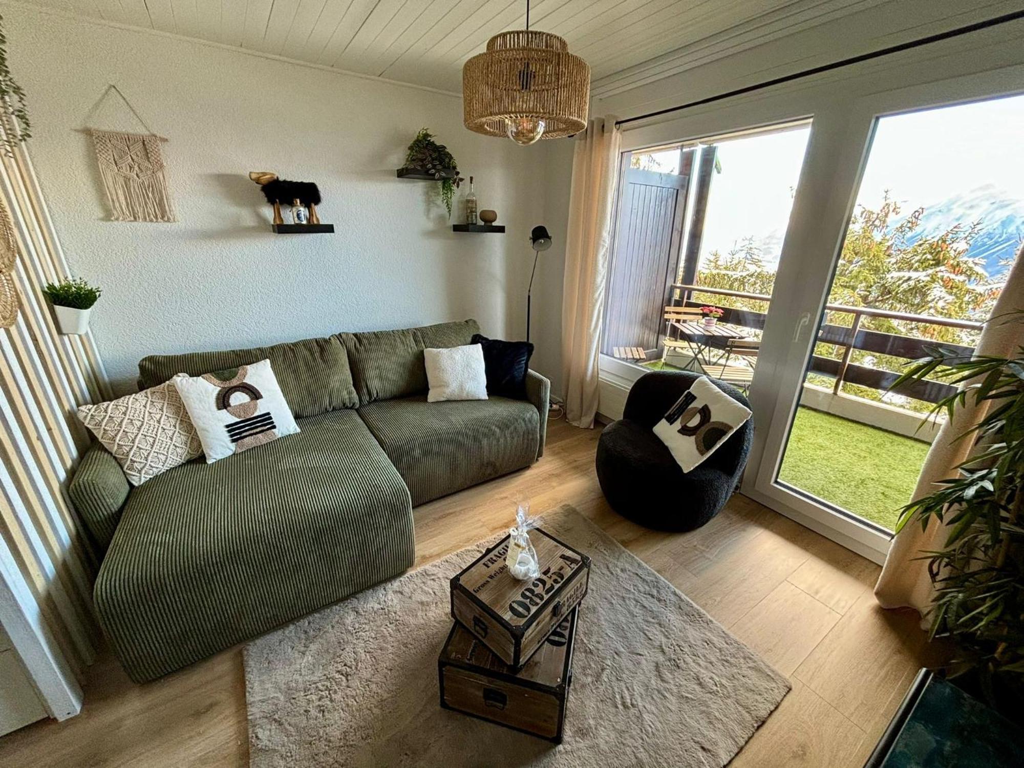 Vue Imprenable Sur Les Alpes Et Parking Prive Gratuit Appartement Crans-Montana